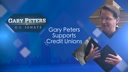 2014 AC&E: Gary Peters Supports Credit Unions