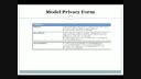 February 2011: Model Privacy Notice